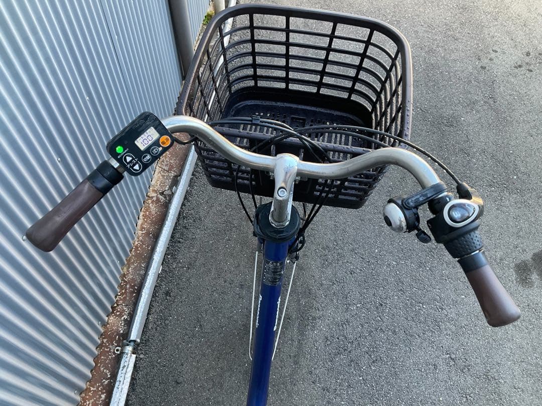 パナソニック最新機種電動アシスト自転車viviDX26インチブルーボディー
