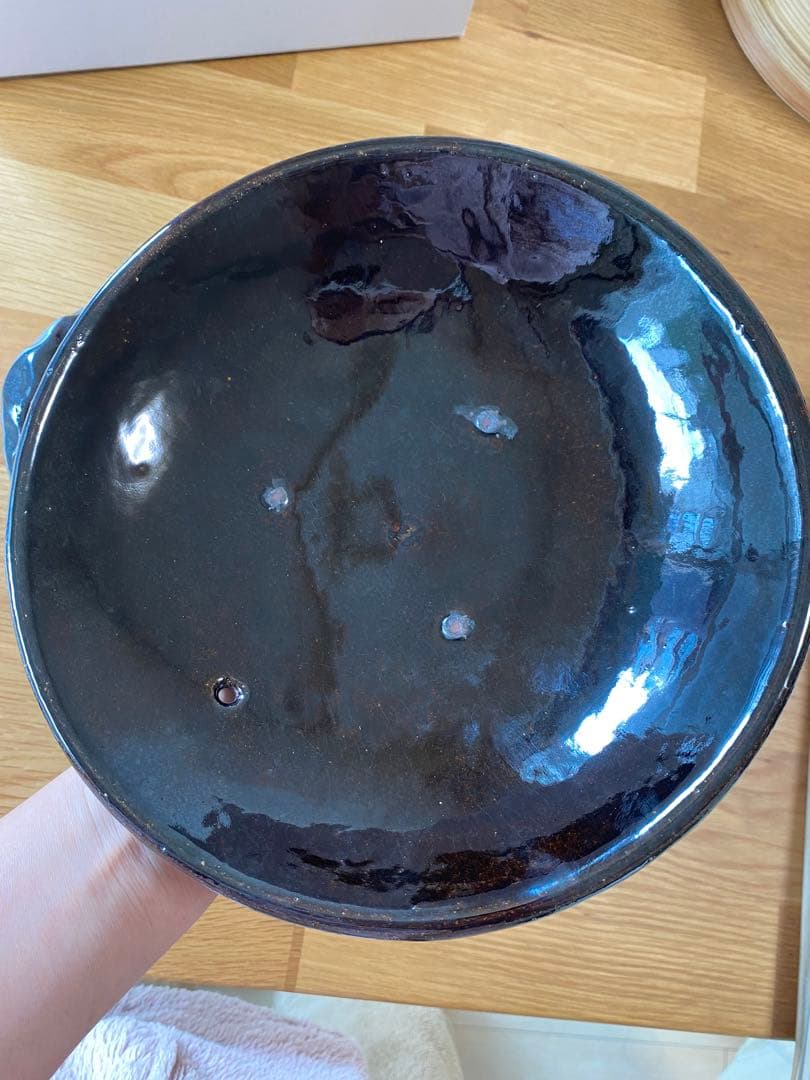 完美 雲井窑 8寸 鸭釉 土锅