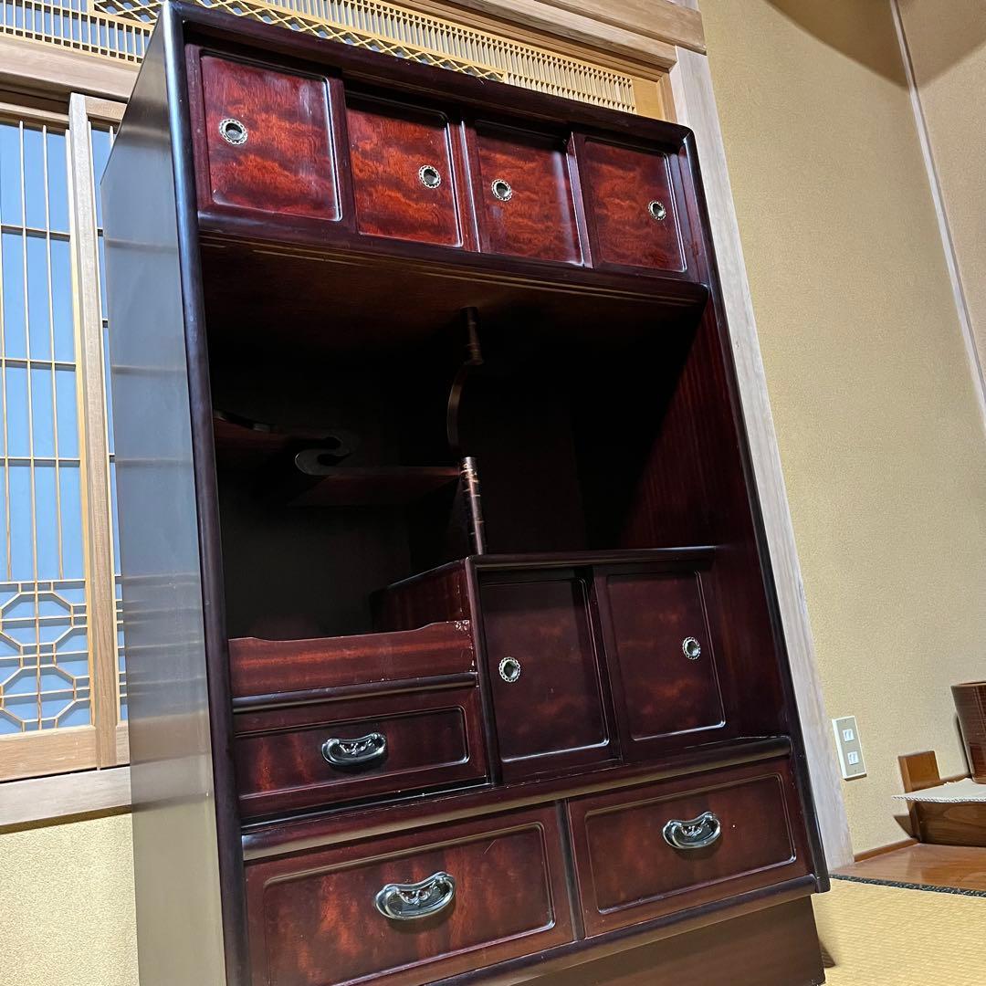 コンパクト　水引箪笥　ウォールナット