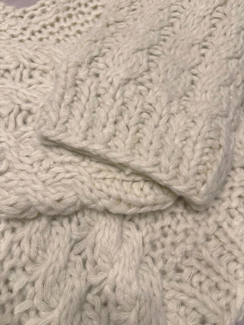 efu HAND CABLE KNIT アイボリー