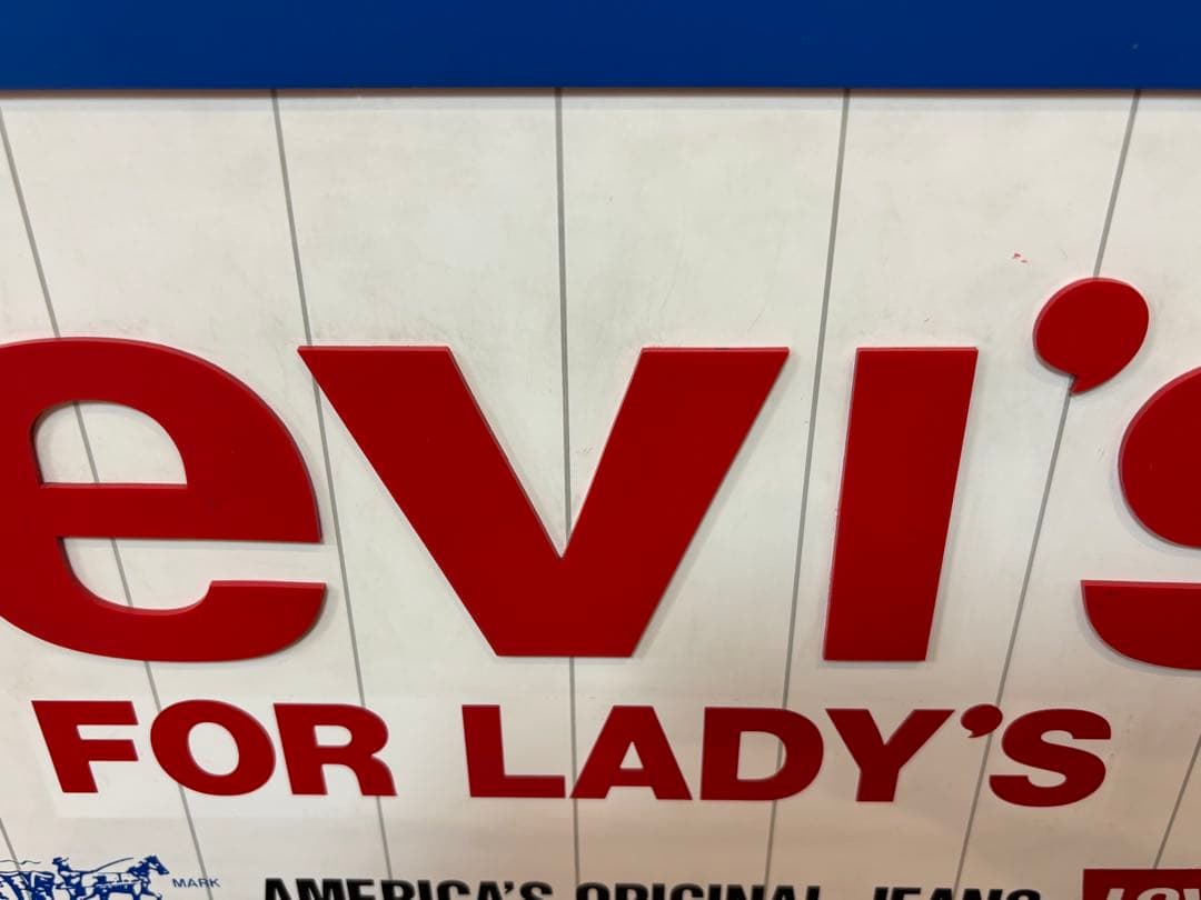 Levi's サインボード　看板