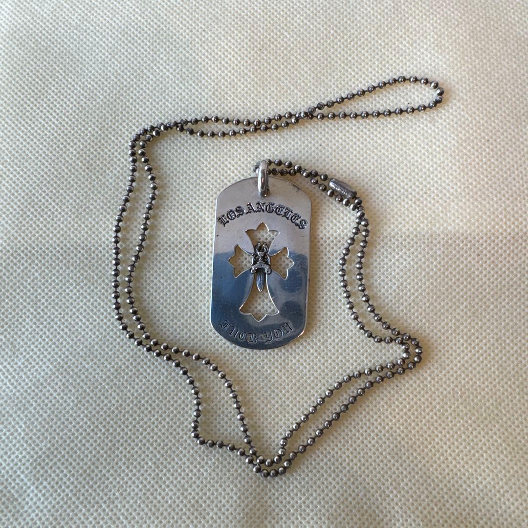 クロムハーツ ラージドッグタグ カットアウト クロスダガー