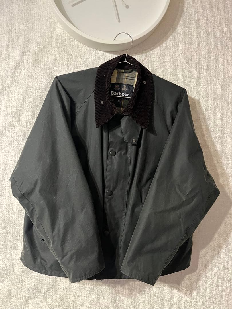 Barbour TRANSPORT トランスポート 38 セージ　ガーメント付