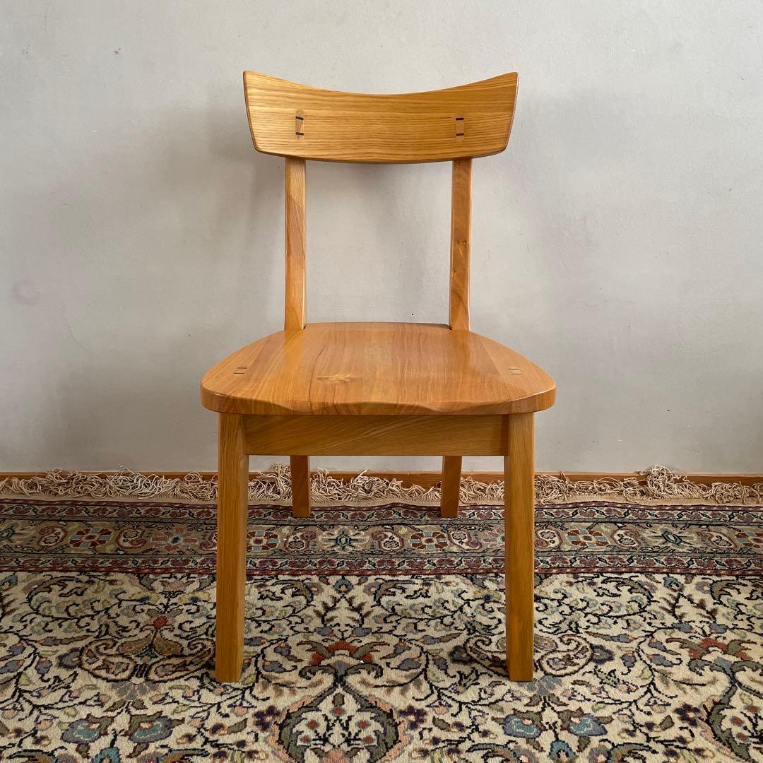 【美品】酒井製作所　ダイニングチェア　天然木　②