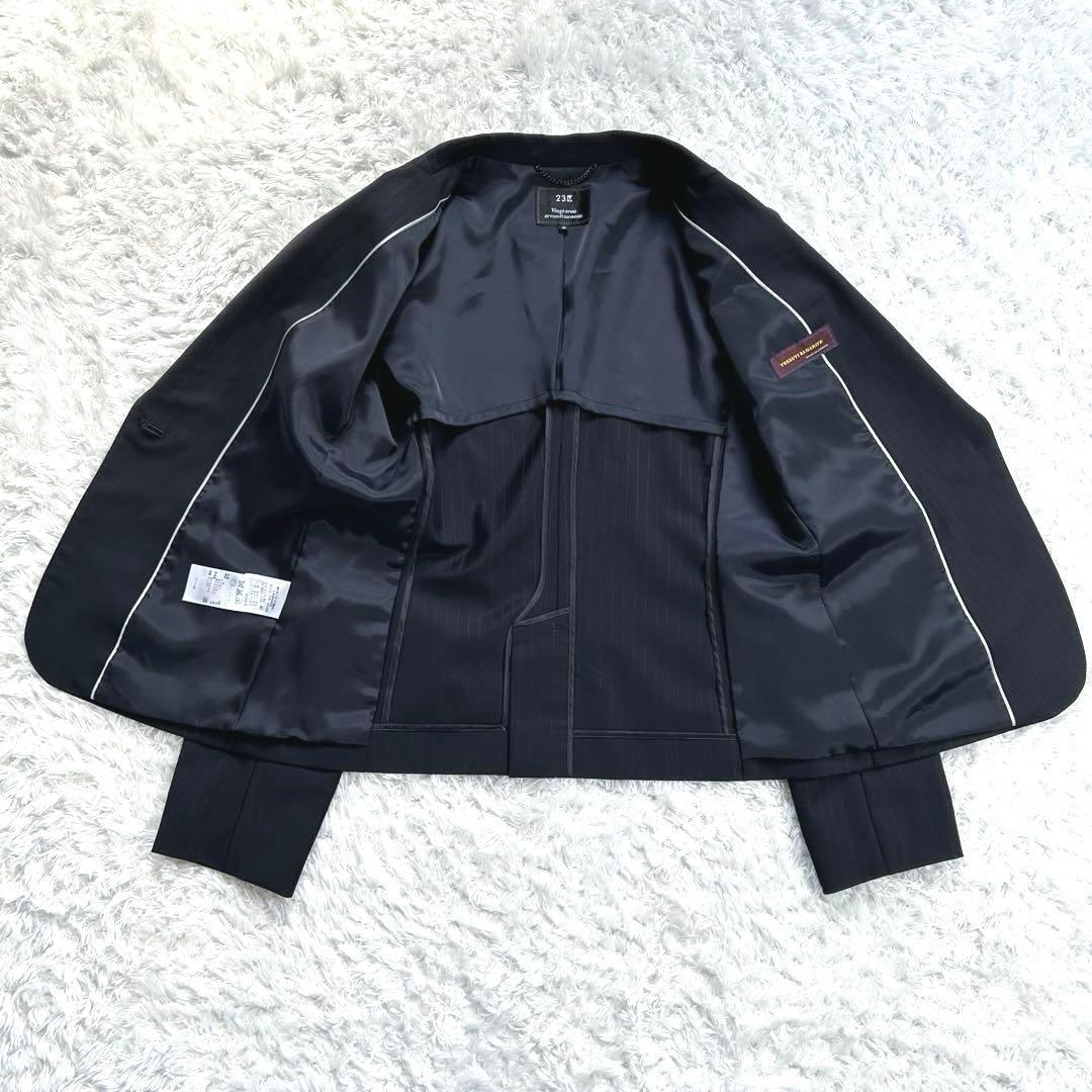 【極美品】 23区 × バハリエ　パンツスーツ　セットアップ　ビジネス　紺　40