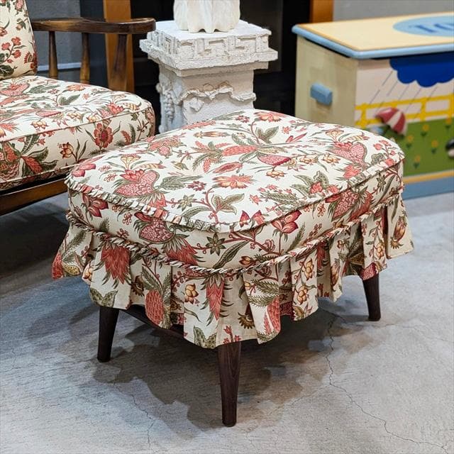 飛騨産業家具（キツツキマーク）穂高オットマン