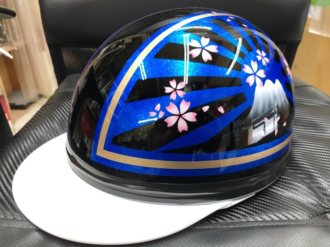 コルク半　カスタム　富士日章　マジック　黒青　ラメ　桜　　高級クリヤ送料無料