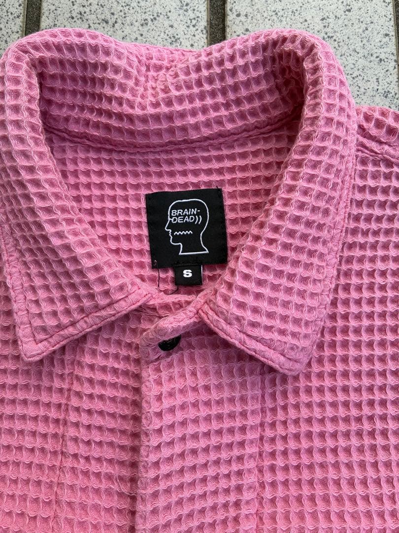 BRAIN DEAD waffle shirts Sサイズ