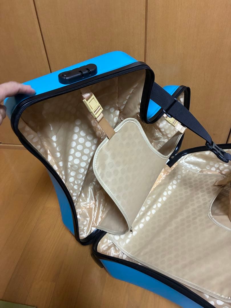 Homraku子供用乗れるキッズキャリートランク　新品　未使用水色