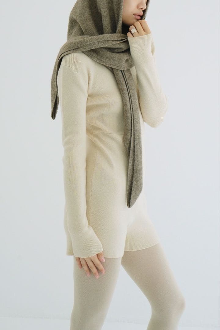 ワンピース CLANE WOOL SHORT KNIT ALL IN ONE