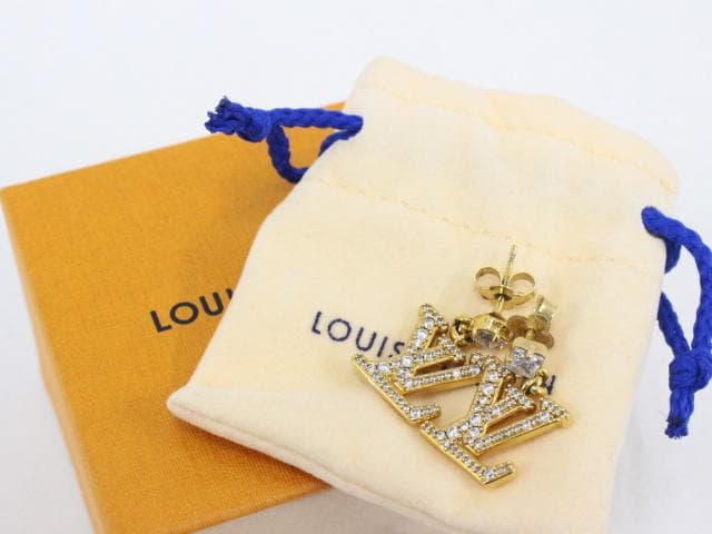 ◇Louis Vuitton ピアス レディLV ロゴピアス M01844