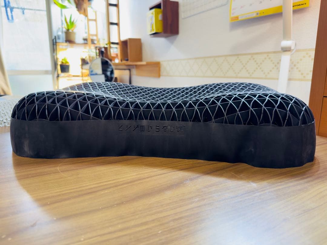 美品★定価2.2万】ヒツジのいらない枕　極柔【最上ビッグモデル】ブラックレーベル