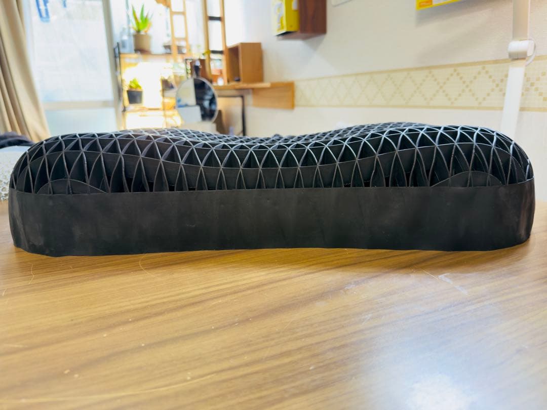 美品★定価2.2万】ヒツジのいらない枕　極柔【最上ビッグモデル】ブラックレーベル