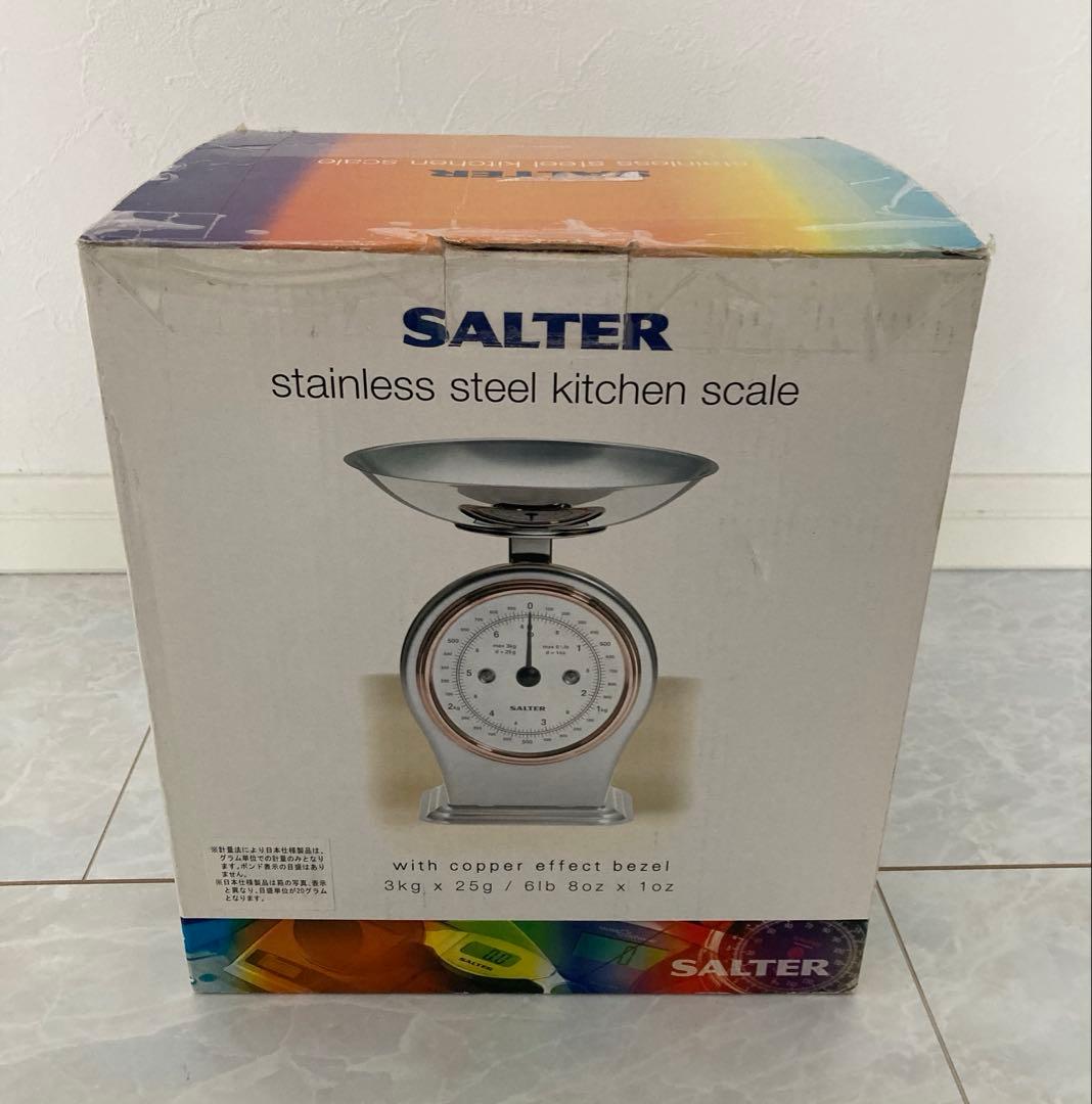 SALTER 未使用 ステンレスキッチンスケール 107 ダルトン
