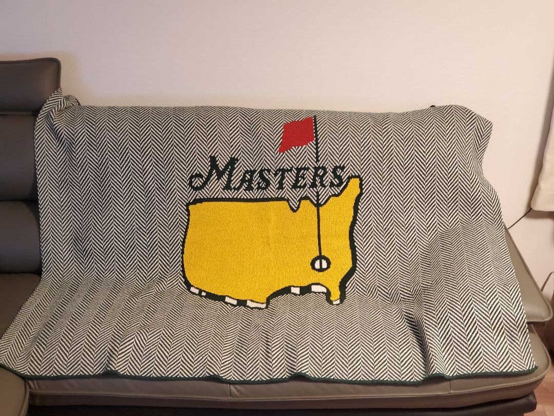 新品Mastersゴルフ★マスターズ高級ブランケット★レア★公式グッズ毛布タオル