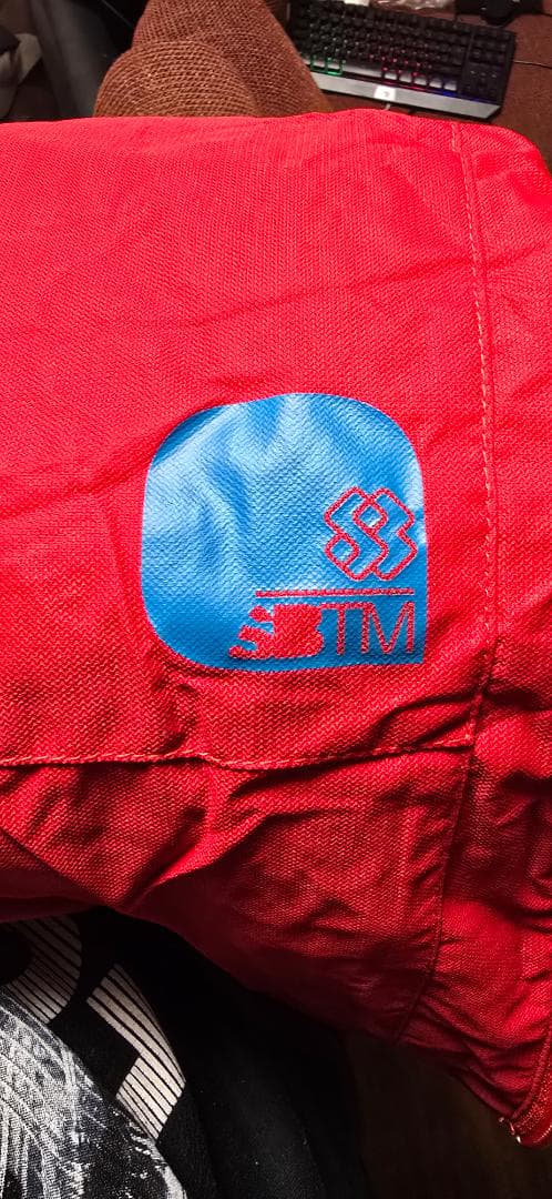 2 Burton DryRide スノーボードパンツ 黒 赤