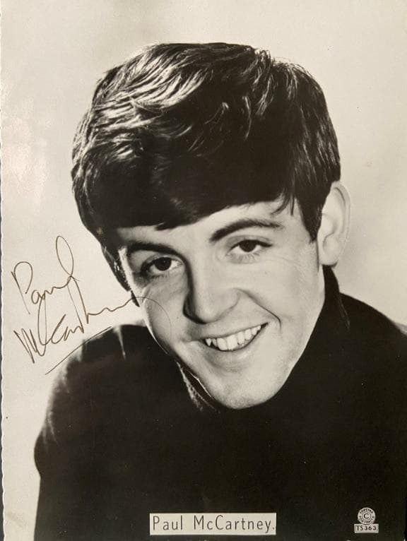 Paul McCartney　直筆サイン（鑑定書付き）