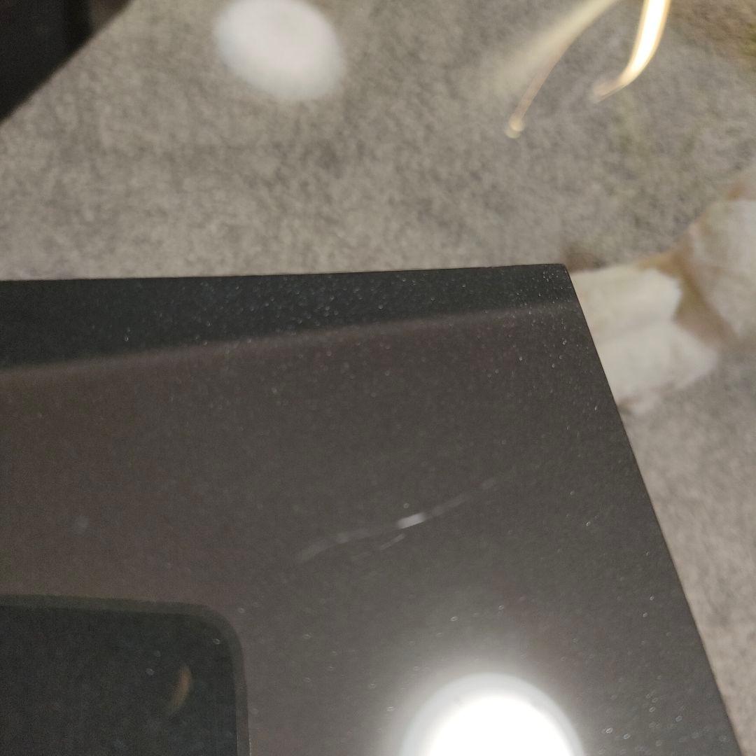 イサム・ノグチ リプロ ガラスローテーブル モダンデザイン 黒脚