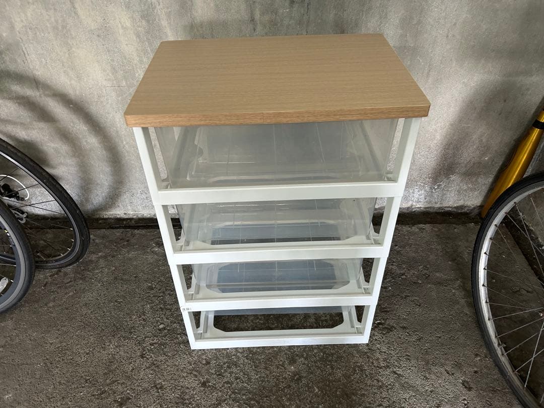 ウッドトップチェスト(4段)