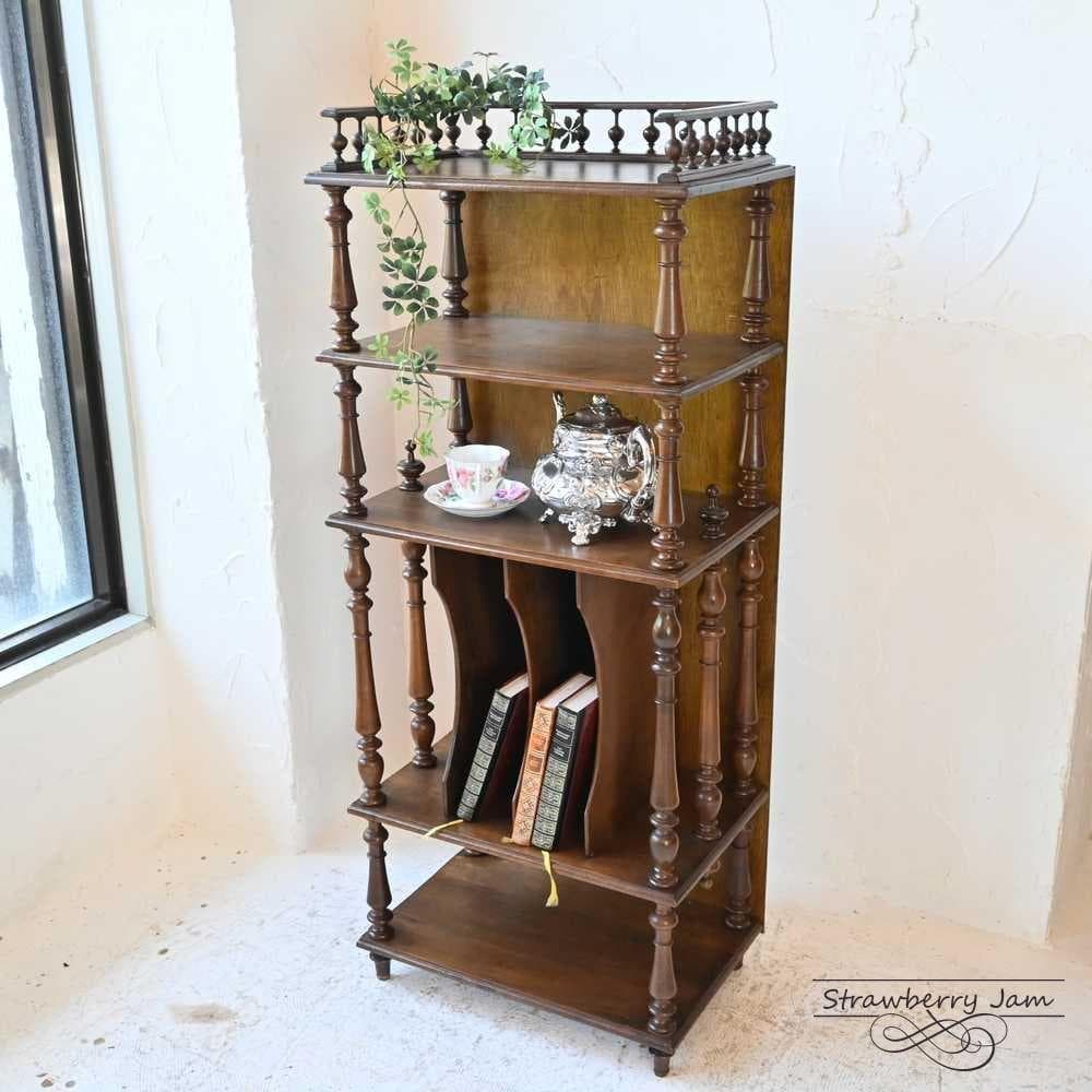 L3610-27 フランスアンティーク ブックシェルフ 収納 本棚 キャビネット