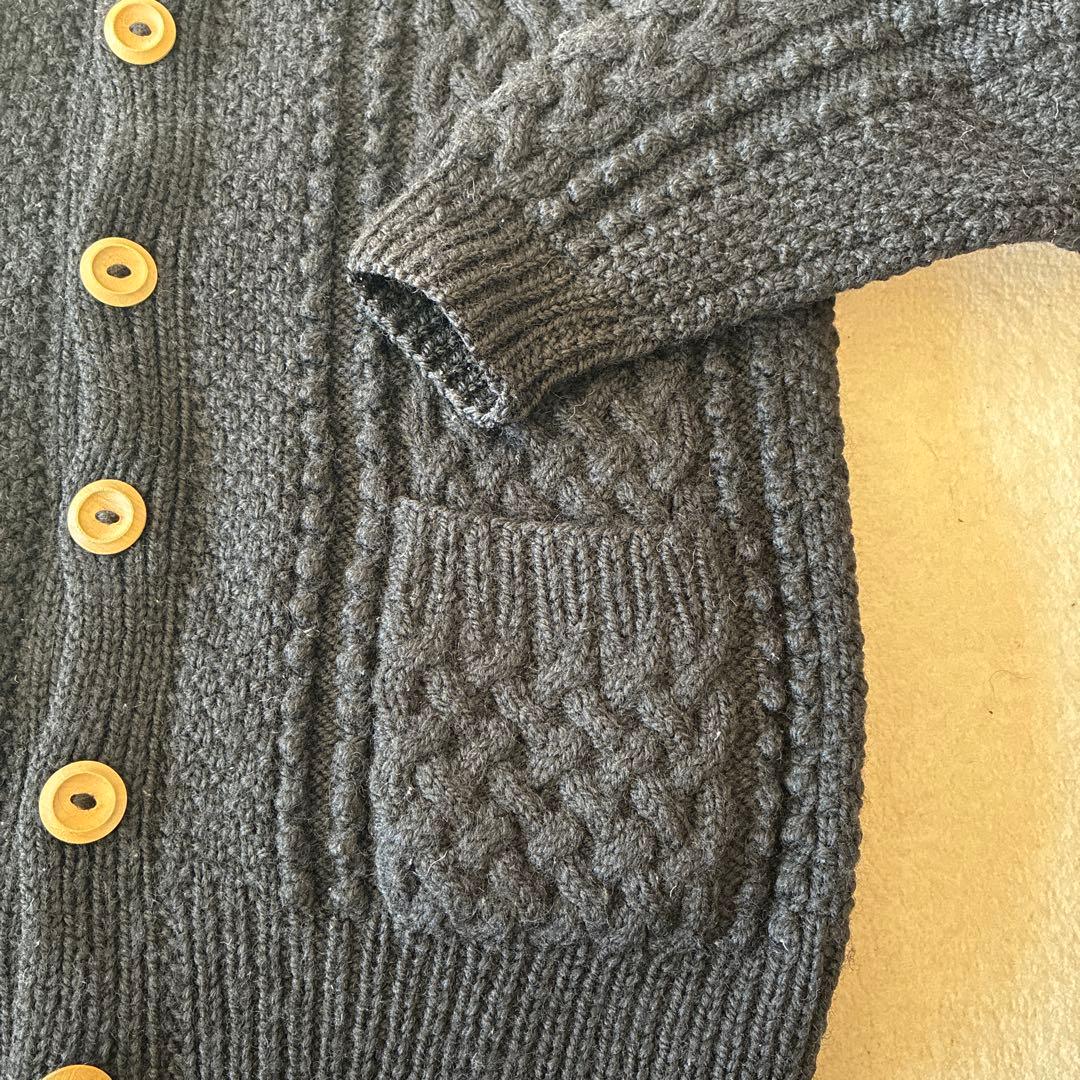 INVERALLAN カーディガン4Aスコットランド製 茶タグ