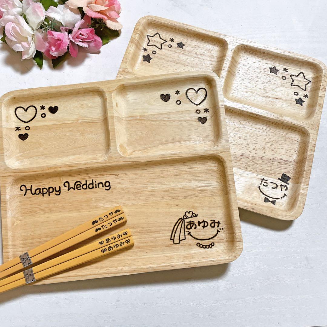 確認( ˆᴗˆ  )4角仕切り(大)♡お箸♡オーダー受け付け