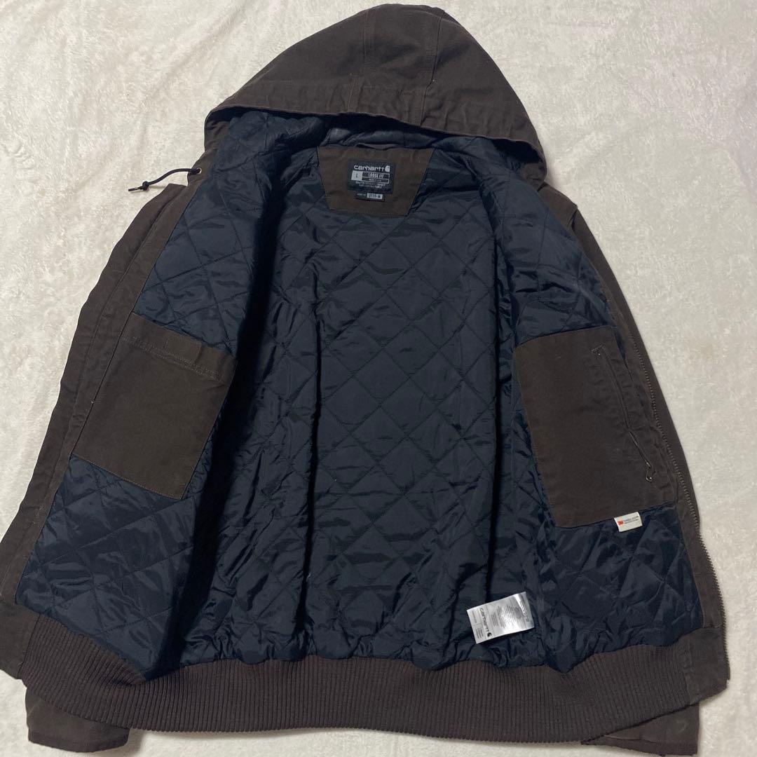 ✨希少✨Carhartt ダークブラウン フード付きジャンパー