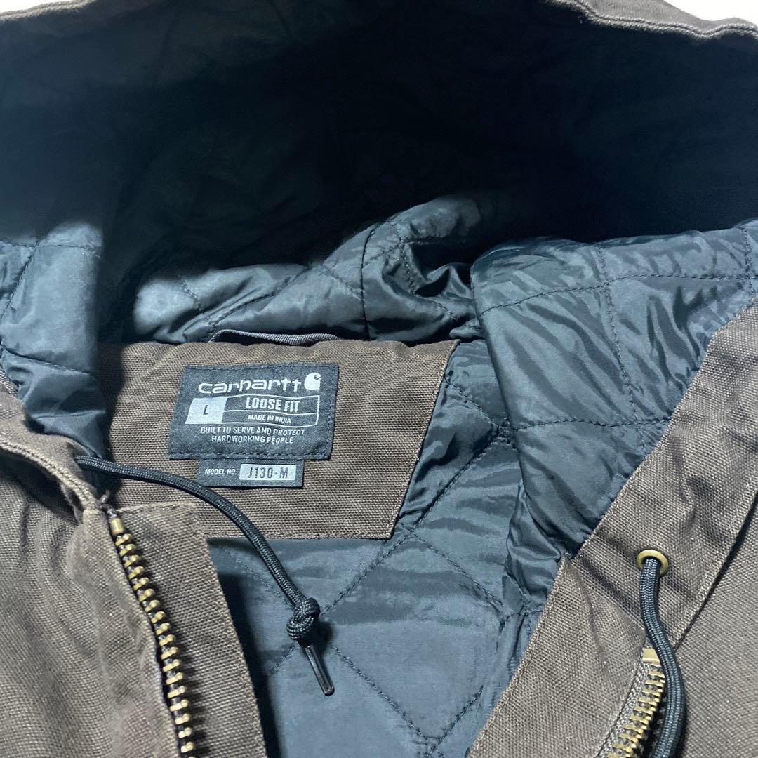 ✨希少✨Carhartt ダークブラウン フード付きジャンパー