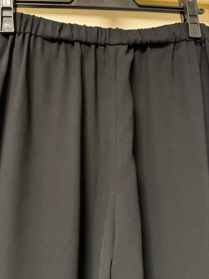 Theory 22SS Powder Crepe ジャケット・ワイドパンツ 黒