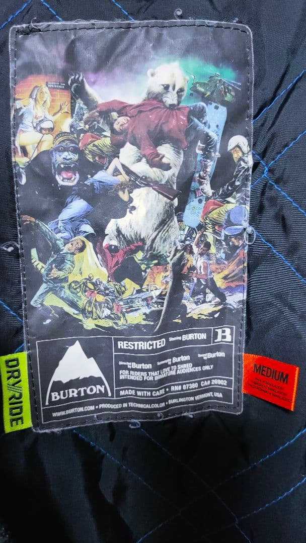 【バートン BURTON】 スノーボードウェア 上下 セットアップ メンズ