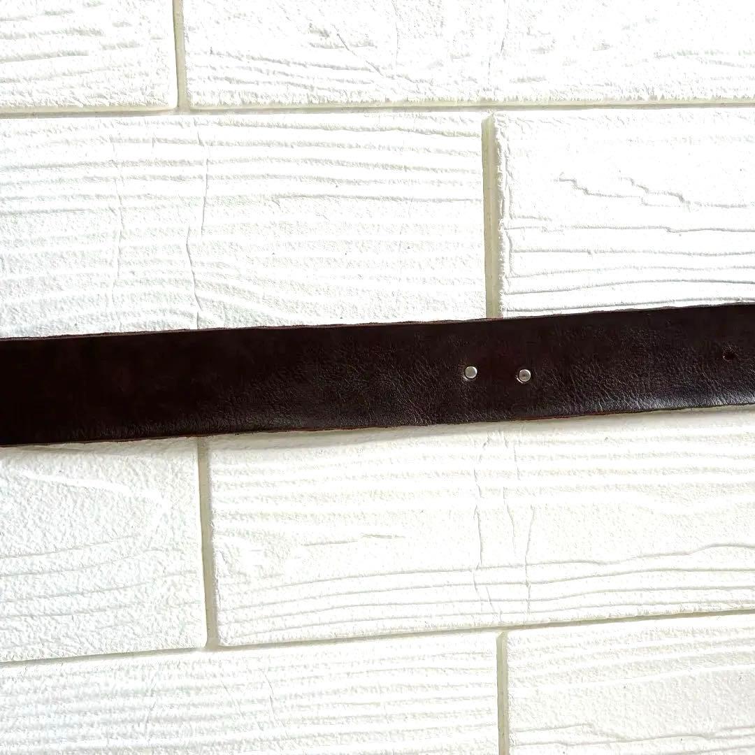 高級✨Kippys スワロフスキー スタッズ 装飾 ブラウンレザーベルト ピンク