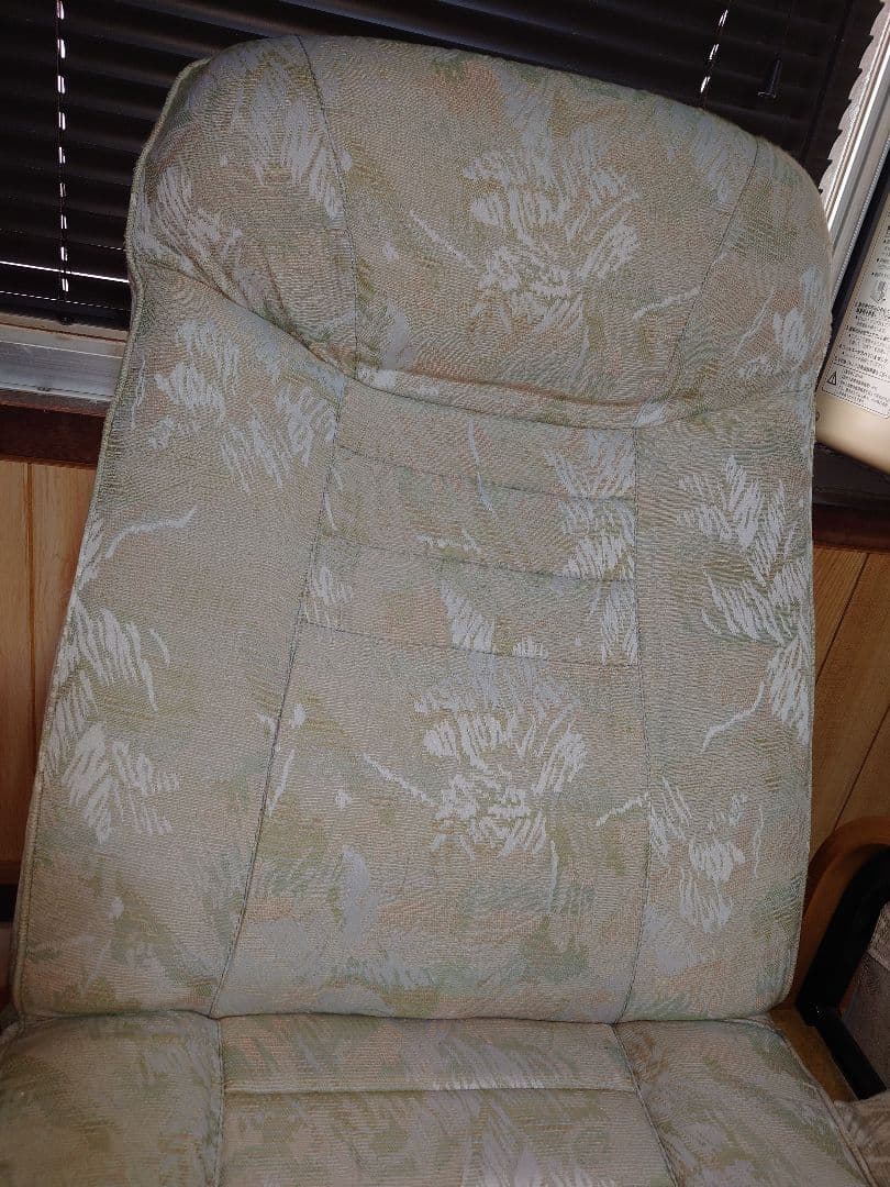 リクライニングアームチェア フットレスト 回転椅子 イス いす chair