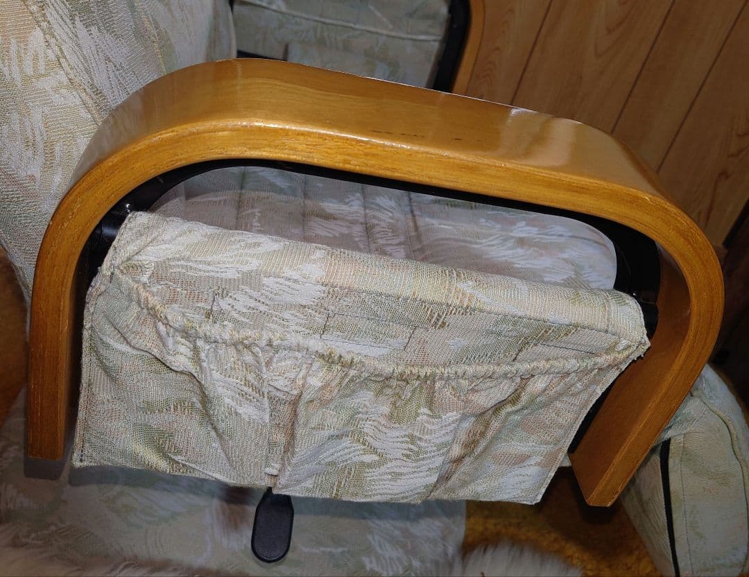 リクライニングアームチェア フットレスト 回転椅子 イス いす chair