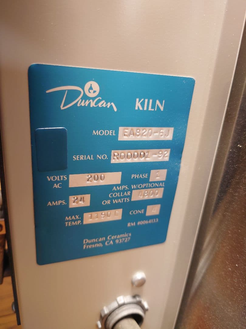 電気窯　Duncan Kiln　EA820