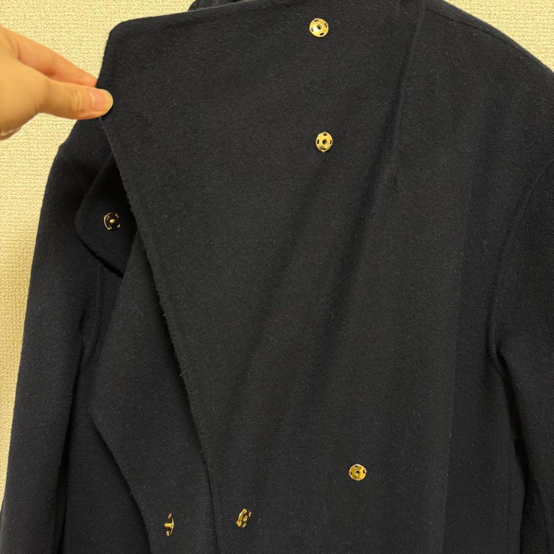 【美品】【ほぼ未使用】La TOTALITE♡コート ロング ネイビー