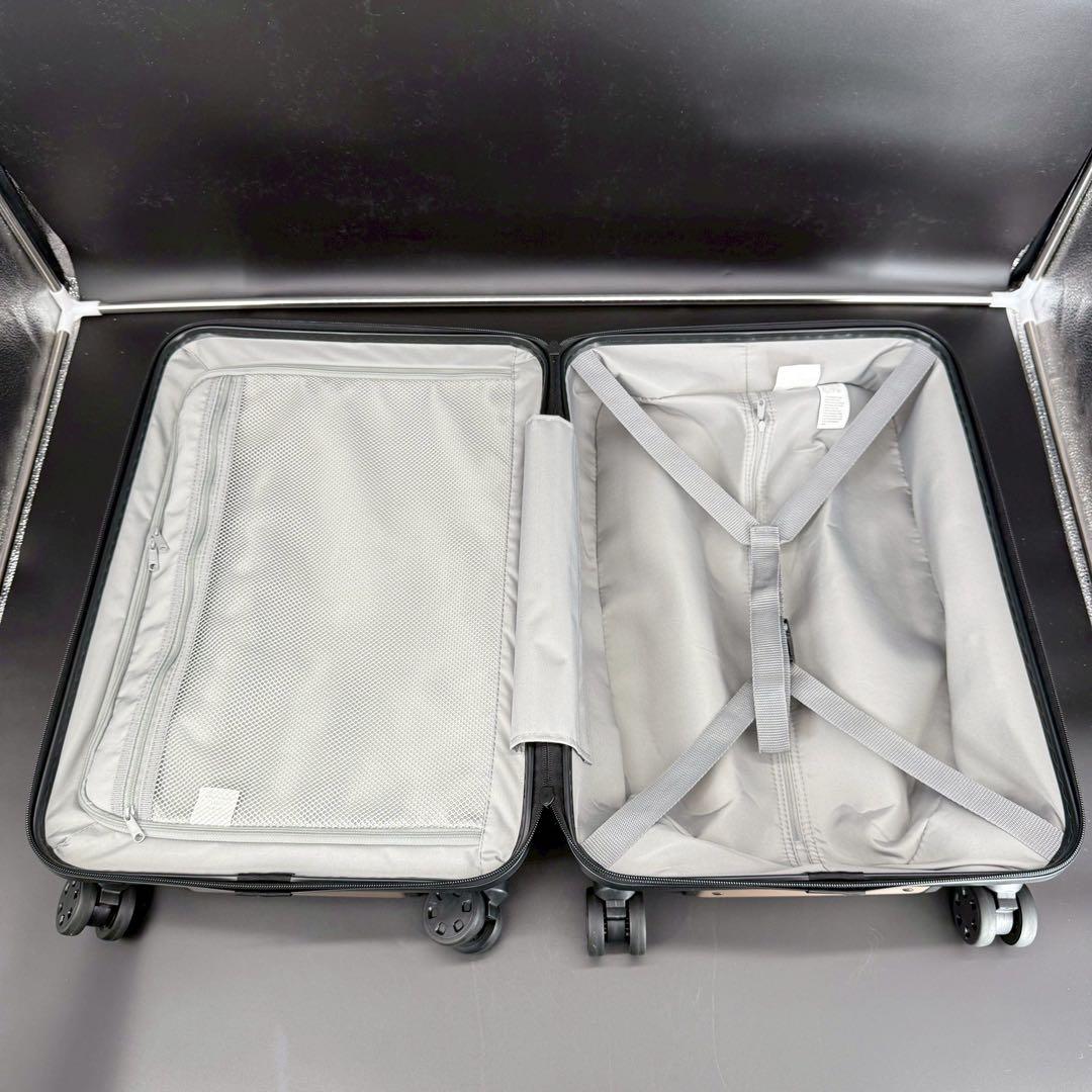 無印良品 MUJI バーを自由に調節できるハードキャリーケース 35L 機内