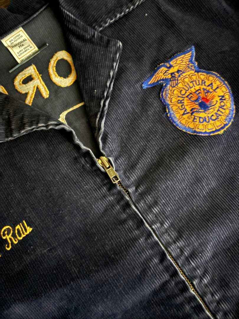 【希少サイズ】 80s ~ 濃紺　FFA ジャケット 　lot100-40程度