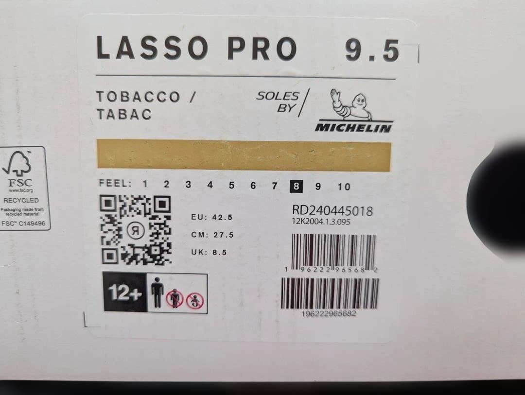 RIDE Lasso Pro 2025 スノーボードブーツ 27.5