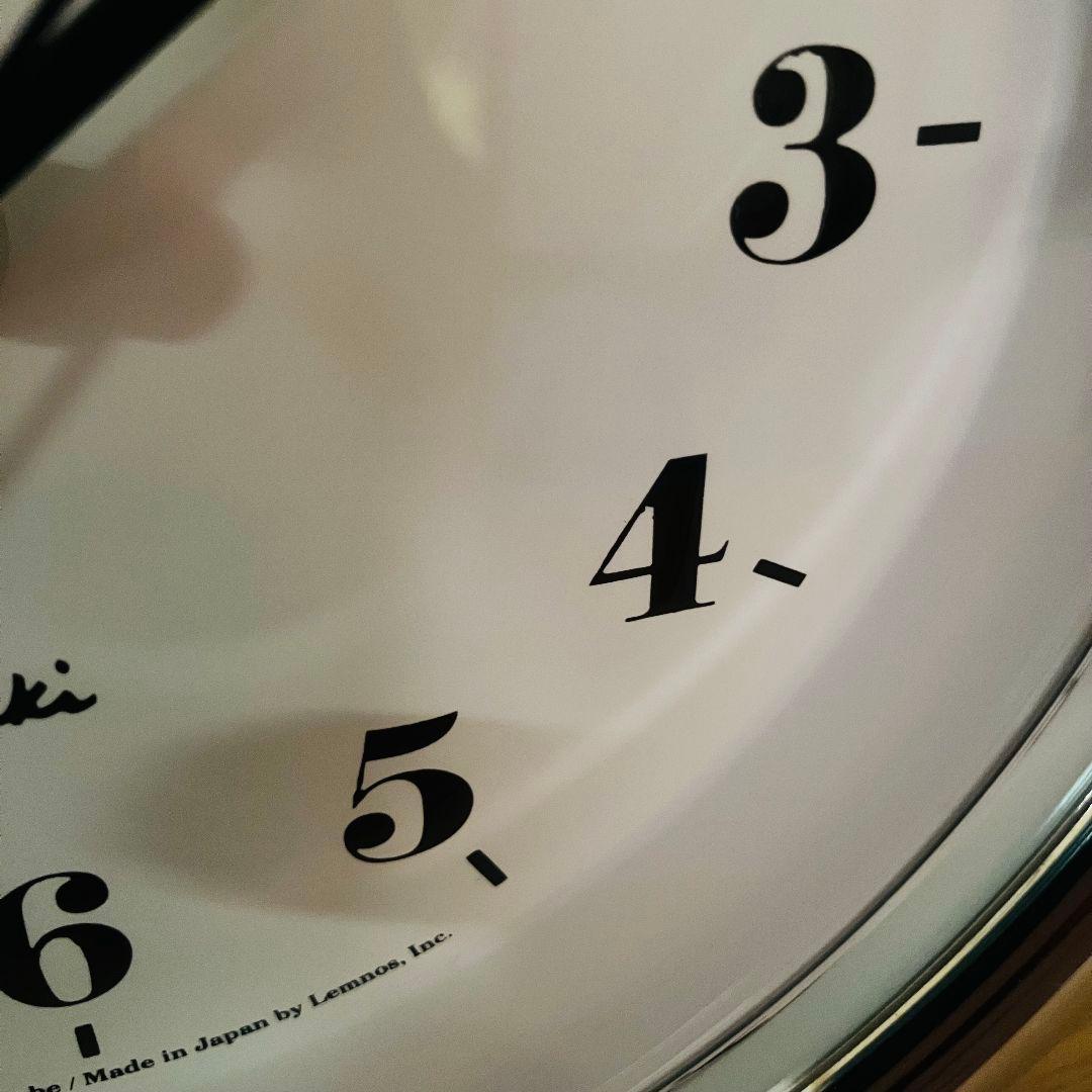 銀ワサさま専用 未使用 リキ アルミニウム クロック 掛け時計 置時計