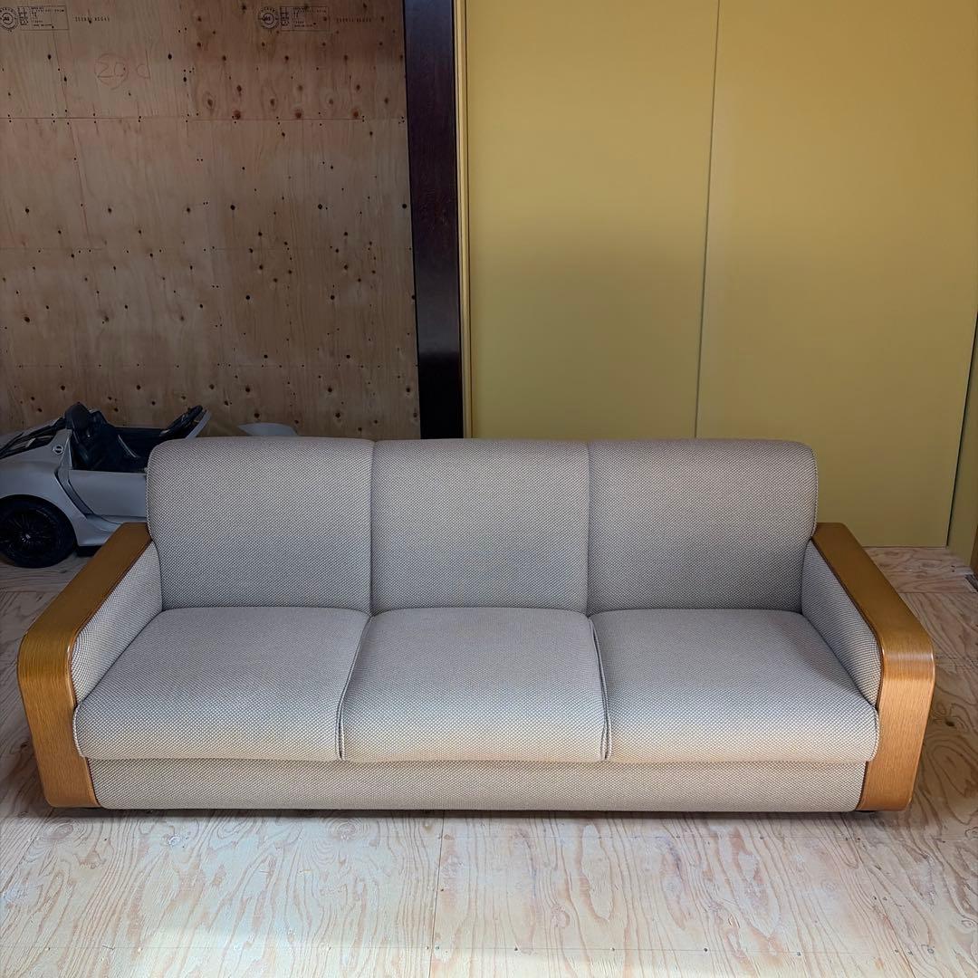 美品☆天童木工　3人掛けソファ☆定価60万円