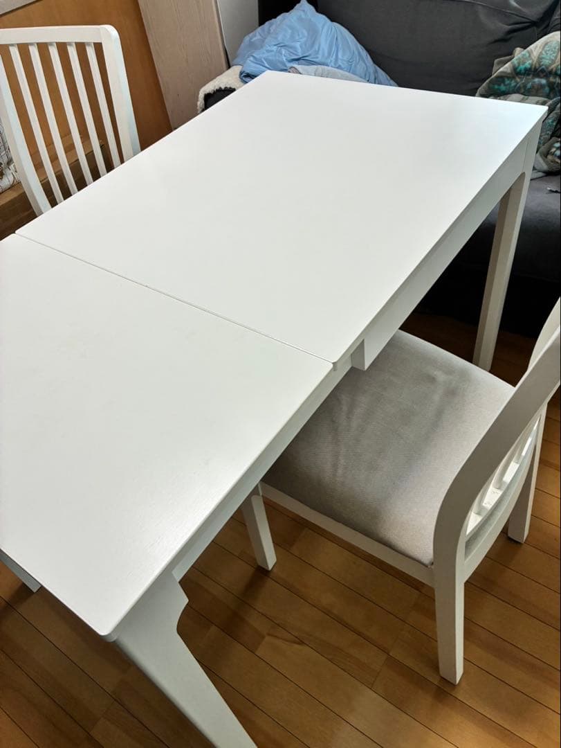 【定価49,990円分】 IKEA 伸長式ダイニングテーブル チェア 半額以下