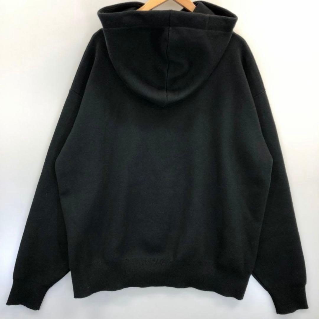 caban コットンカシミヤ　パーカー　ブラック