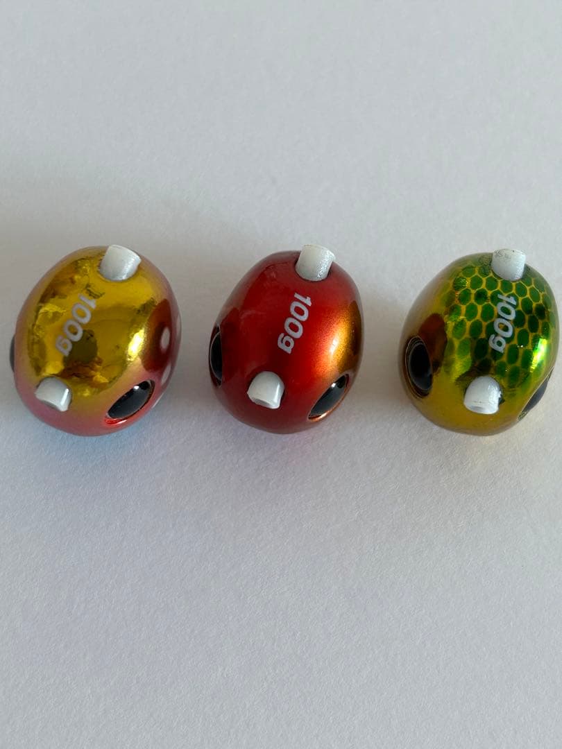 120g3個　タイラバ　鯛ラバヘッド　タングステン　ネクタイ　送料無料　鯛ラバ