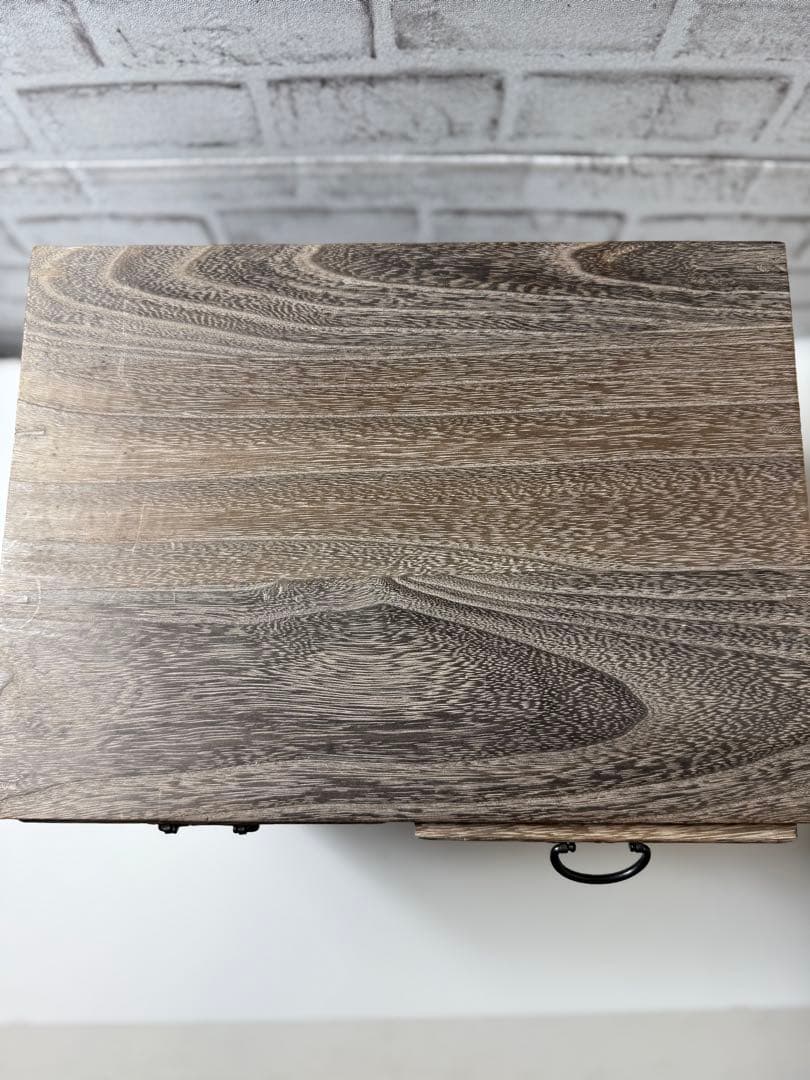 浅草 箱長 開きタンス 桐 鍵付 桐木目込み細工