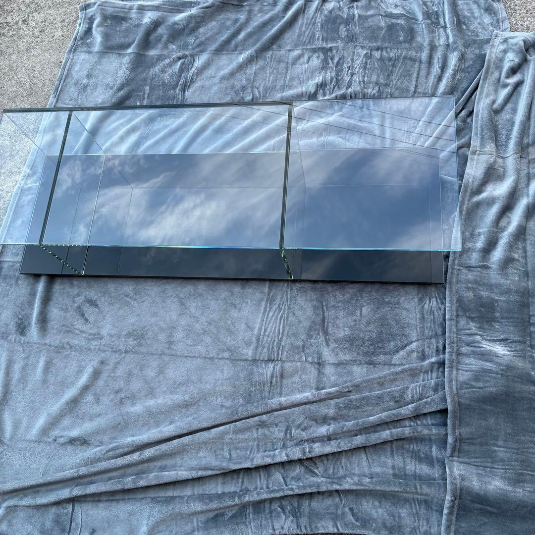 美品　カッシーナ　ガラステーブル　レクタングラー　269 MEX　テーブル