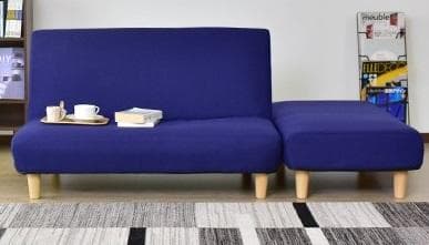 ソファ　スツール付き　北欧　オシャレ　ソファベッド【新品】