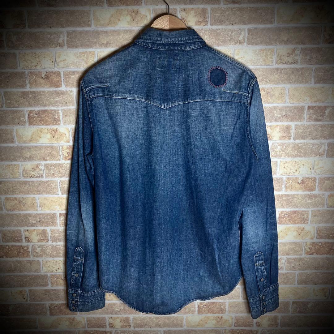 【美品4】NUMBER(N)INE デニムウエスタンシャツ