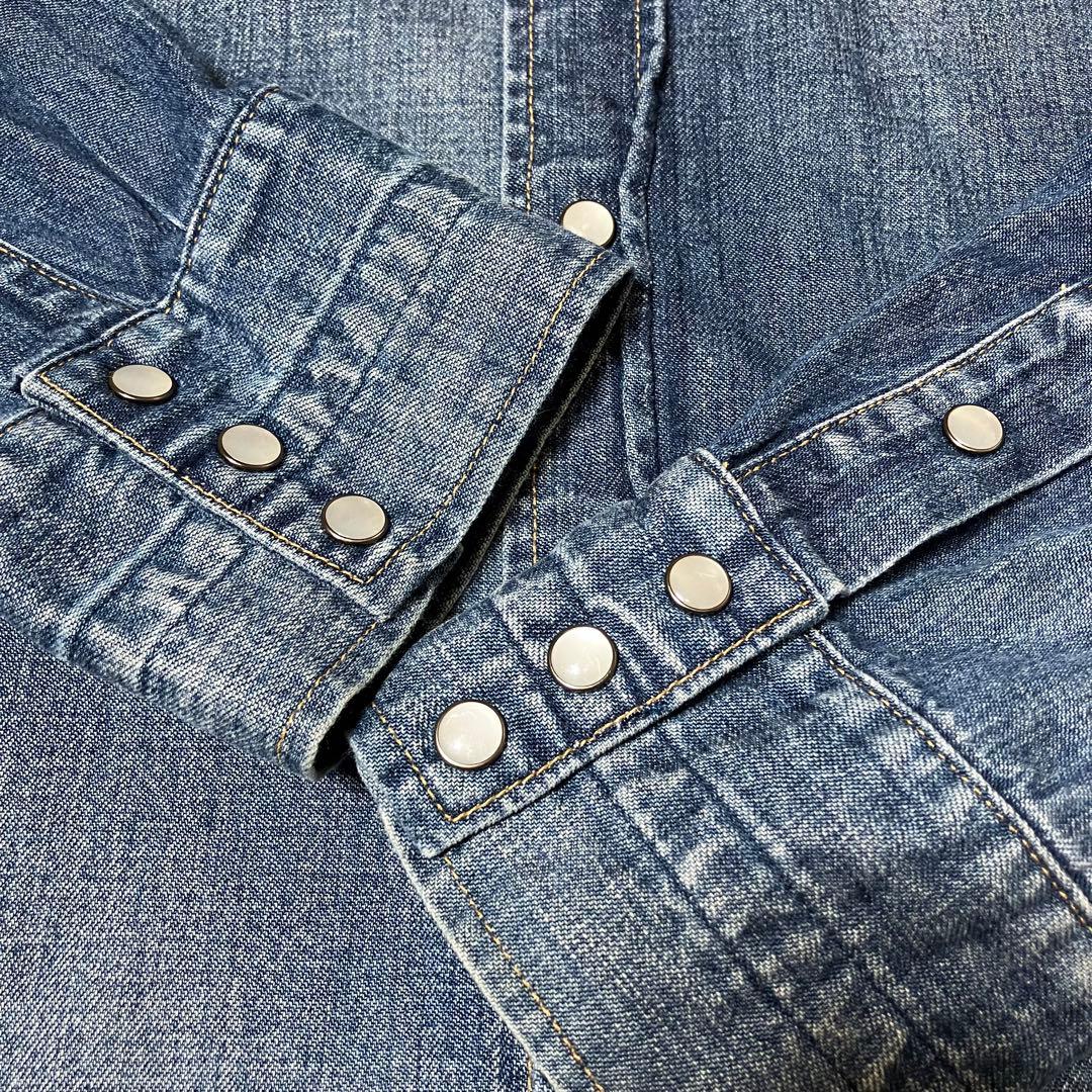 【美品4】NUMBER(N)INE デニムウエスタンシャツ