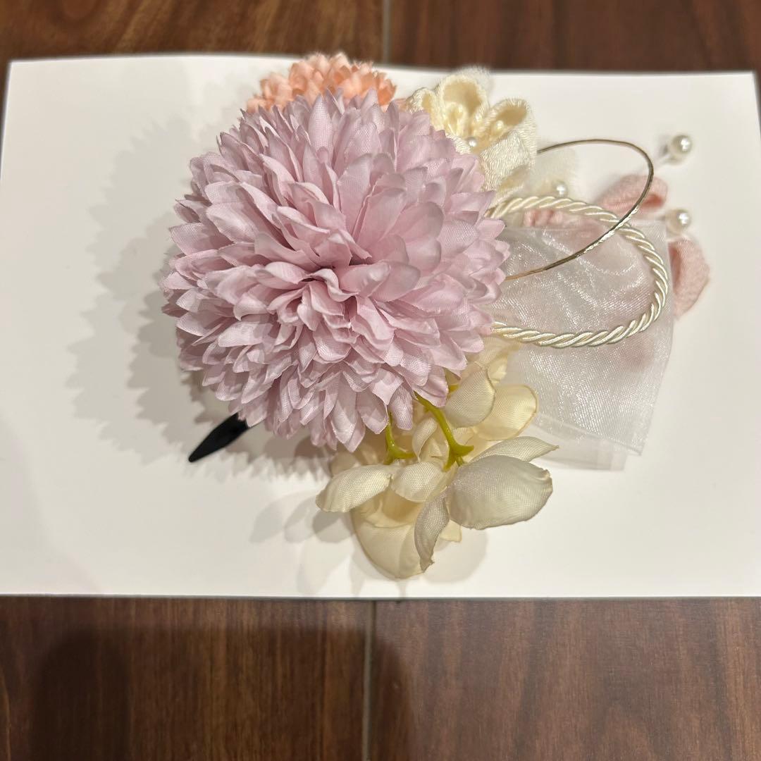 アリサナ　袴　120 ピンク　髪飾り付き