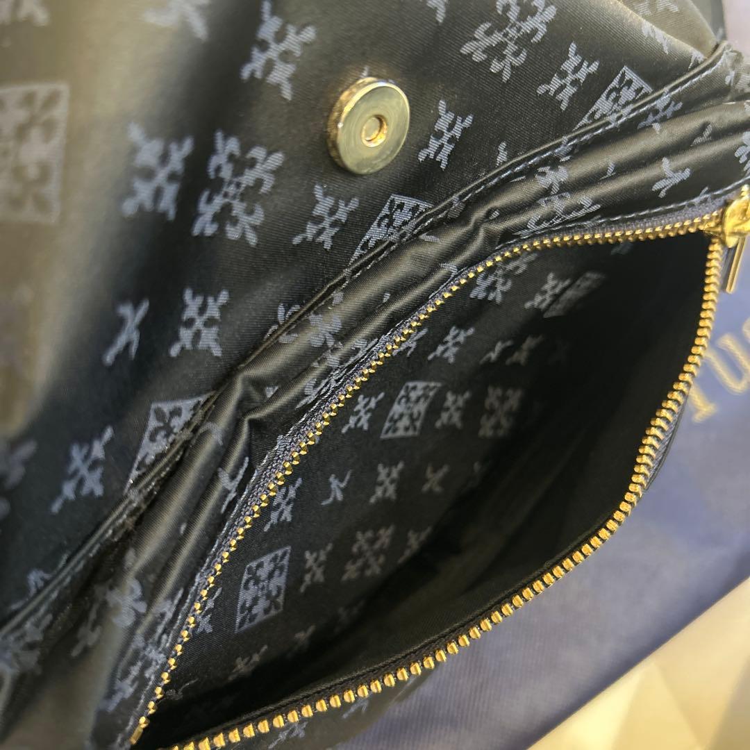 ラシット russet リュックサック ナイロン×レザー ブラック 保存袋付き